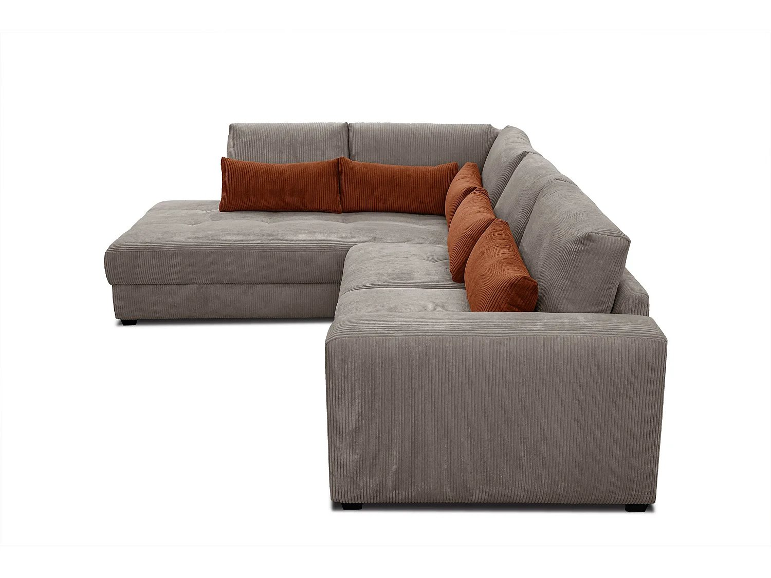 CANAPE D'ANGLE OLI 4 places, taupe