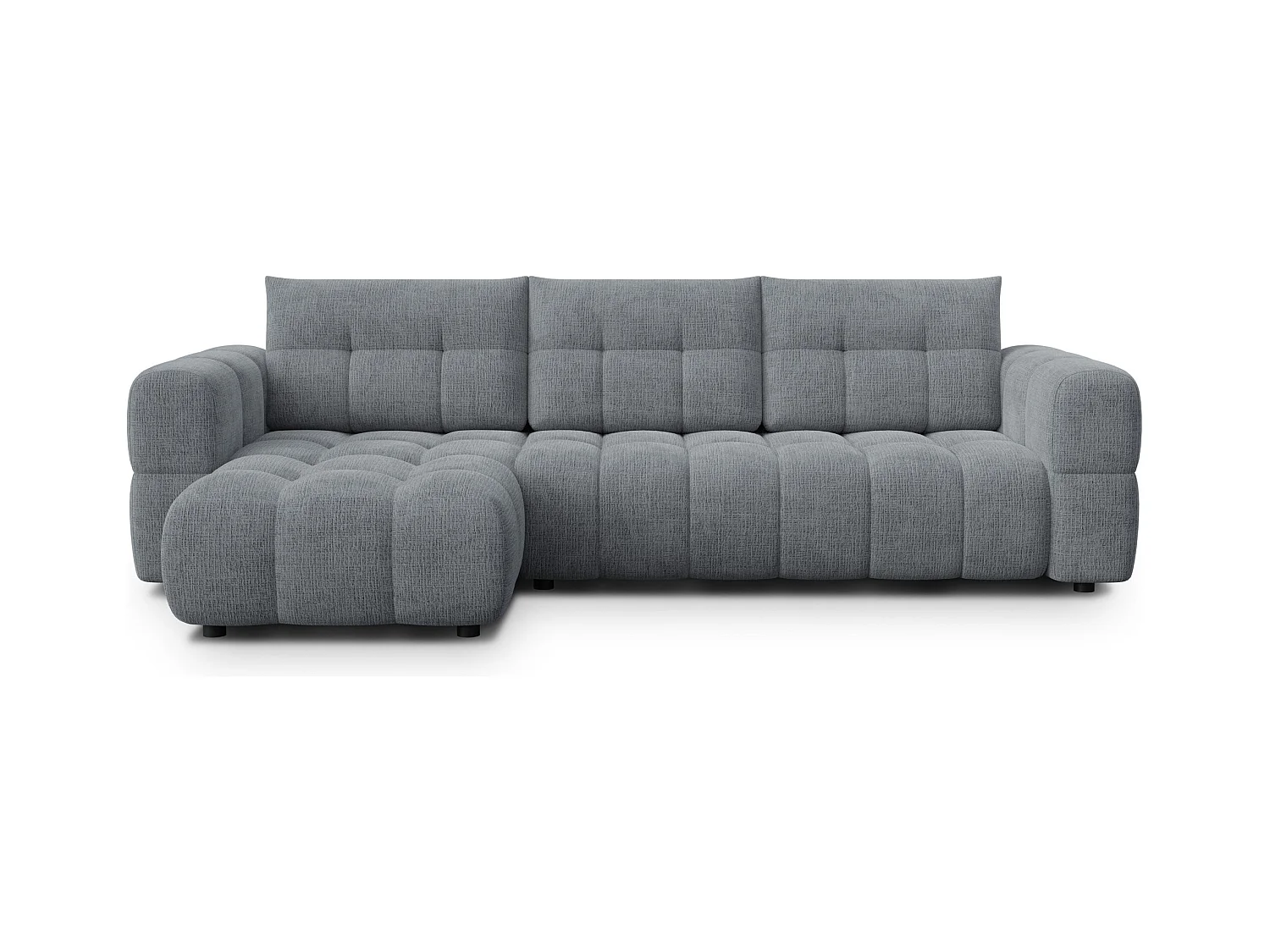 CANAPE D'ANGLE CLOUDI 4 places, gris foncé