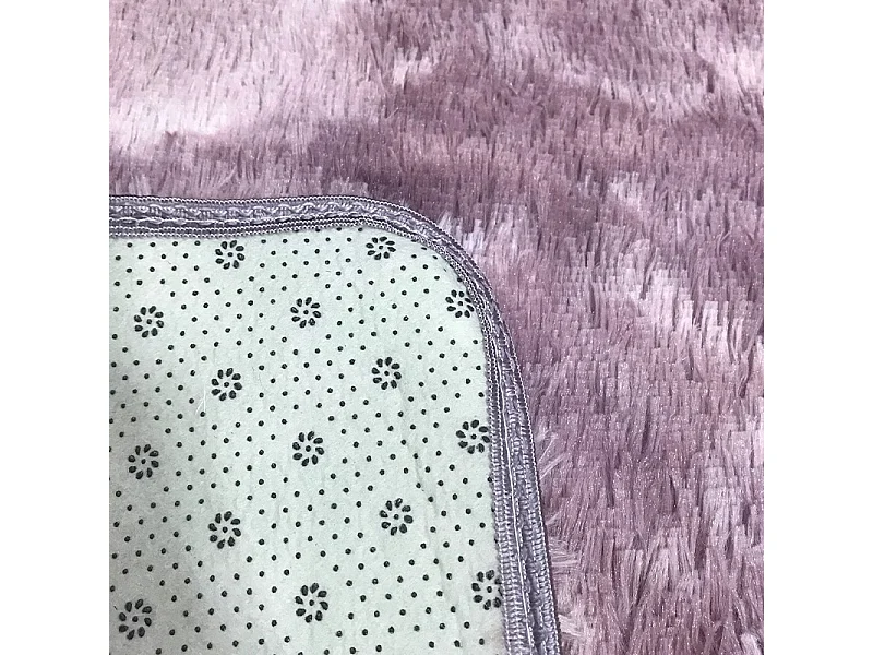 Rosa Plüschteppich Shaggy Rabbit 220 x 160 cm, weich, angenehm, XXL