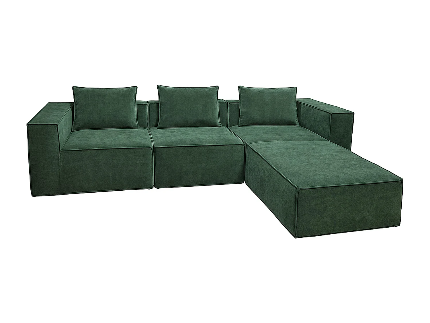 Bankstel MCW-O54 (4-delig),  groen