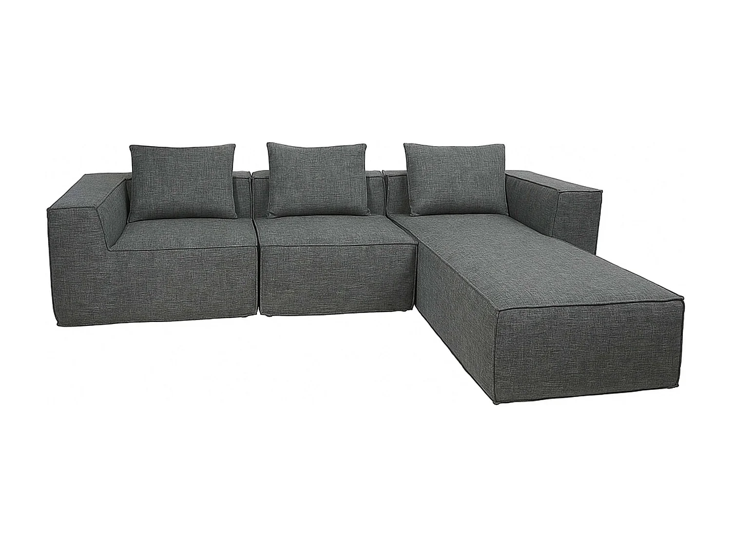 Bankstel MCW-O54 (4-delig),  donkergrijs