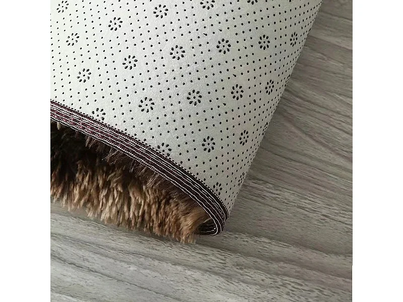 Plüschteppich Shaggy Plüsch Rabbit 160x220 cm weich XXL braun