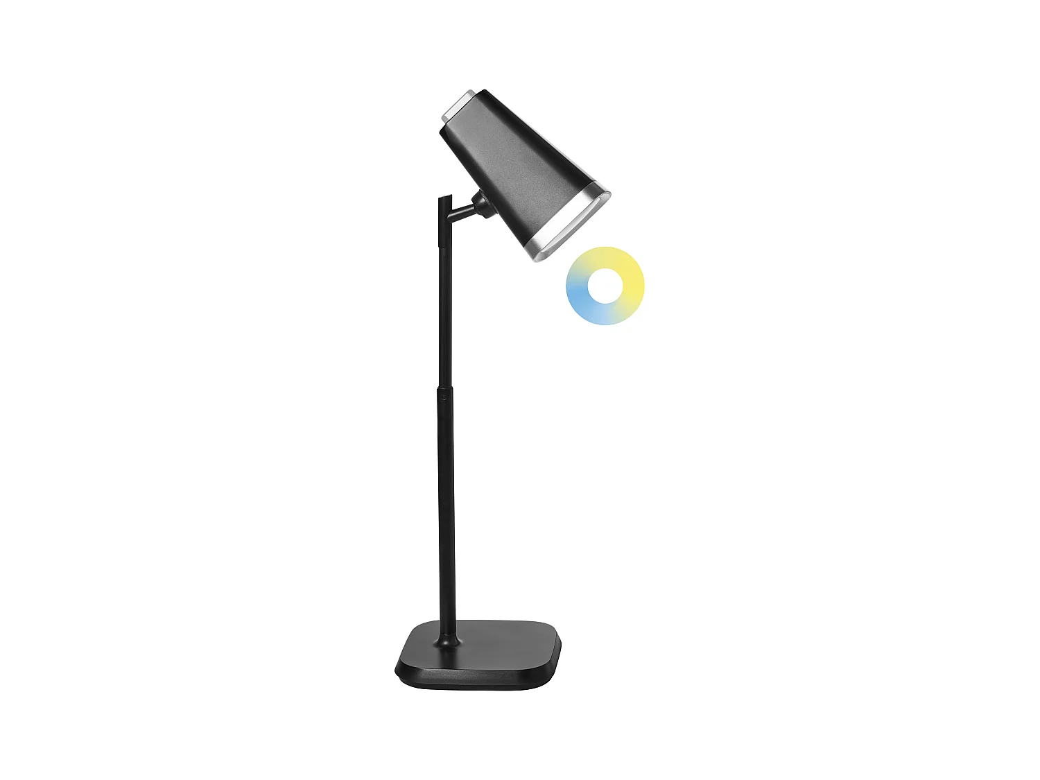 Lampe de bureau LED MUSCA Avec variateur Noir