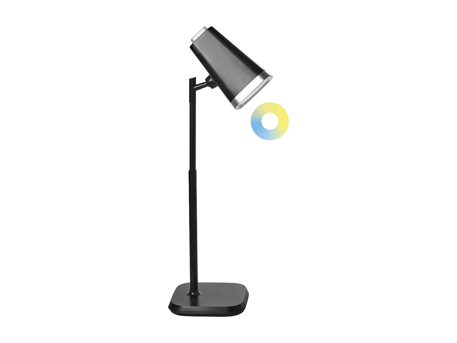 Lampe de bureau LED MUSCA Avec variateur Noir