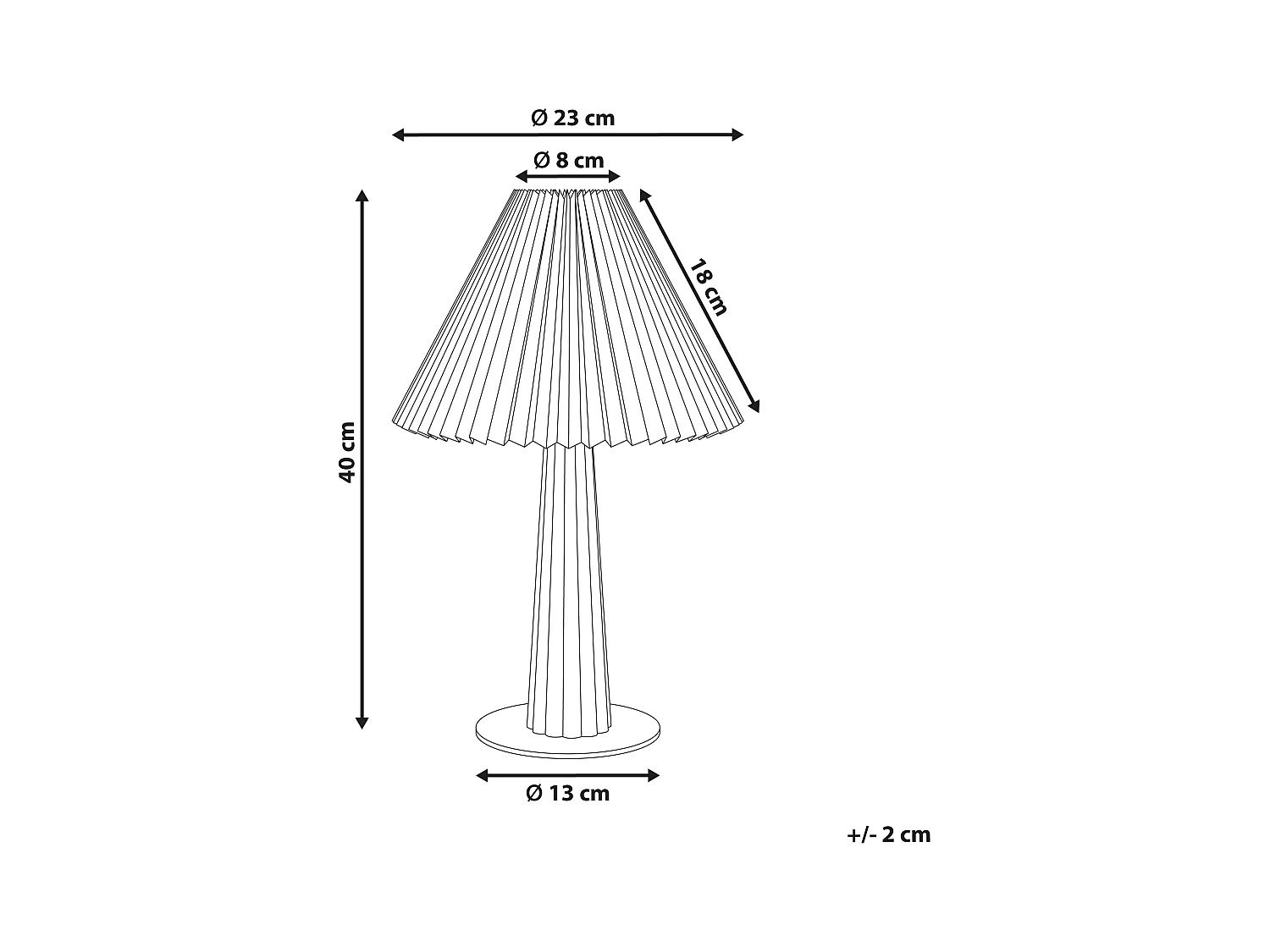 Lampe à poser ALIGIDE Bois Naturel