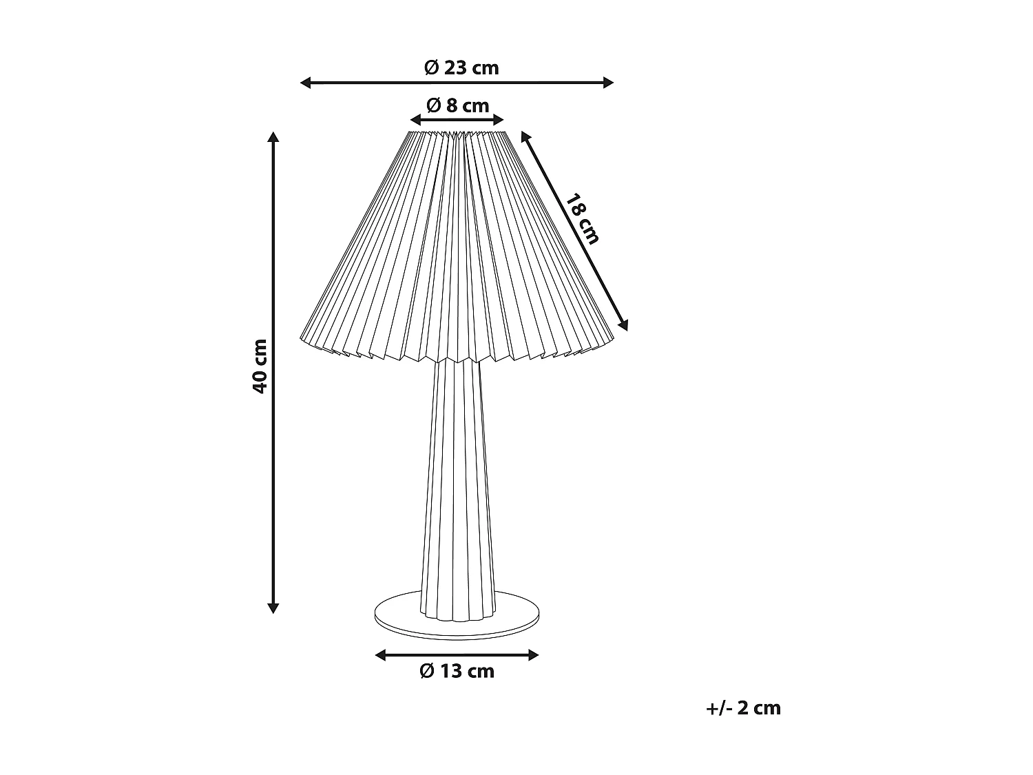 Lampe à poser ALIGIDE Bois Naturel