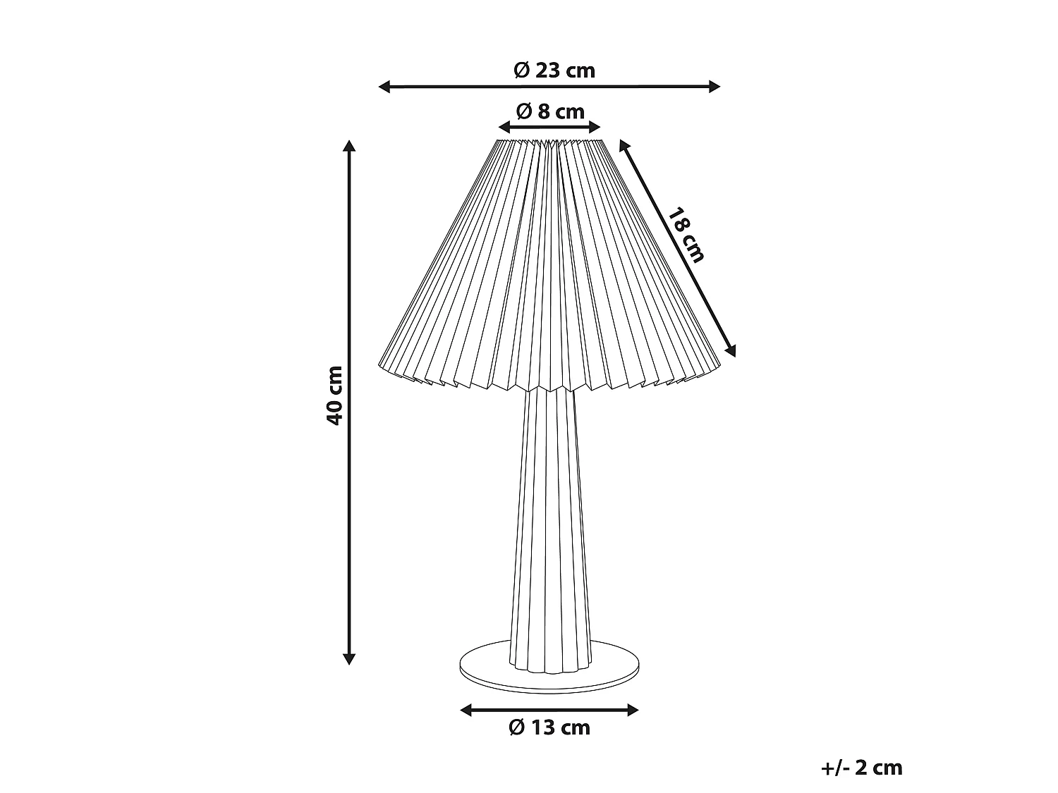 Lampe à poser ALIGIDE Bois Naturel
