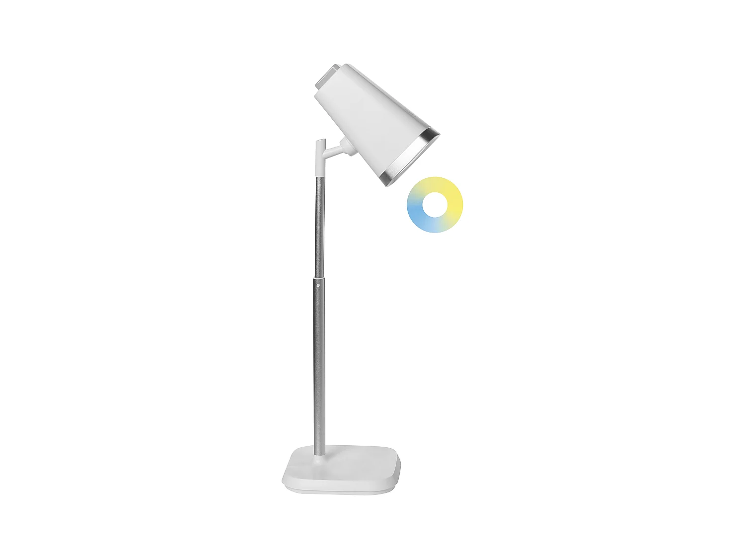 Lampe de bureau LED MUSCA Avec variateur Blanc