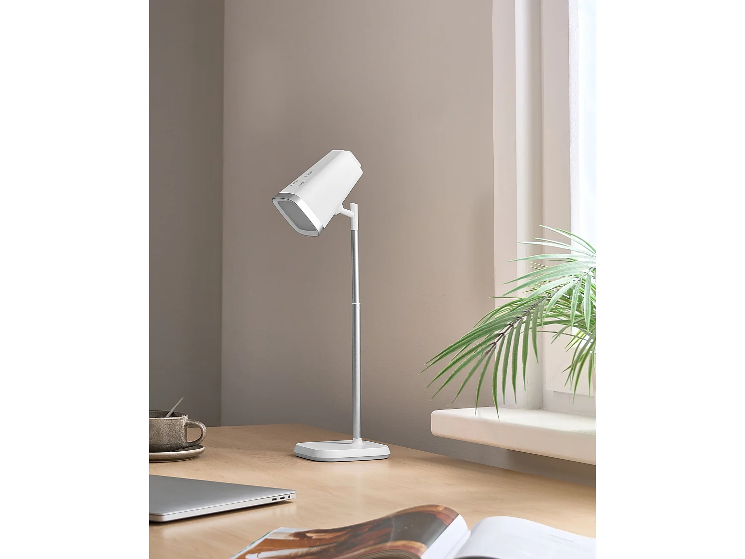 Lampe de table LED sans fil MUSCA Avec variateur Blanc