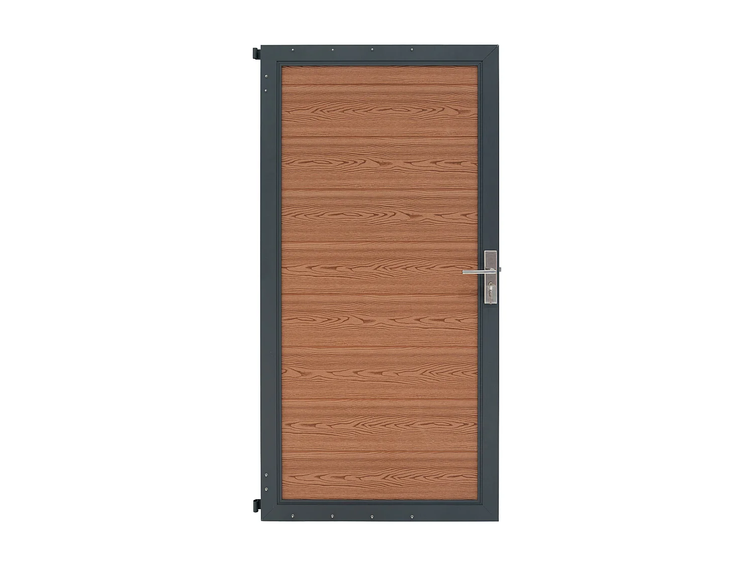 Kit Clôture Portillon en Composite - Marron