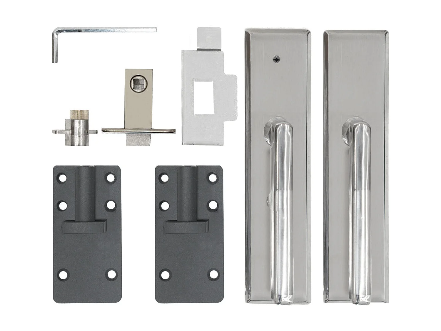 Kit Clôture Portillon en Composite - Marron