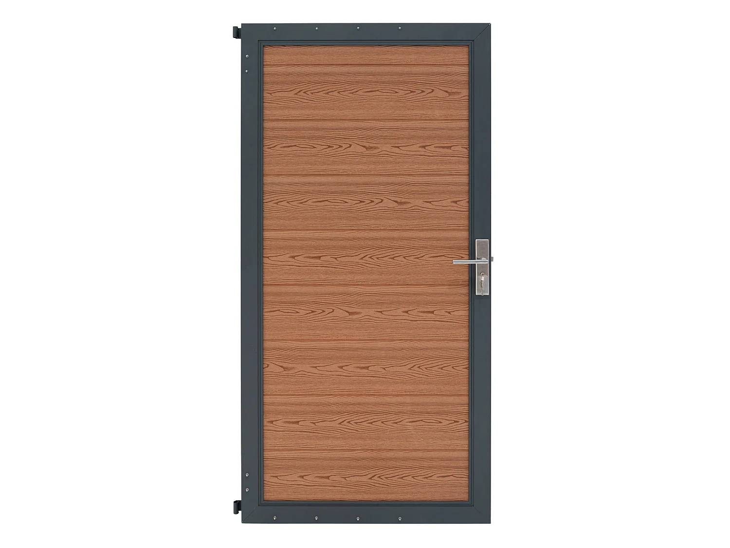 Kit Clôture Portillon en Composite - Marron