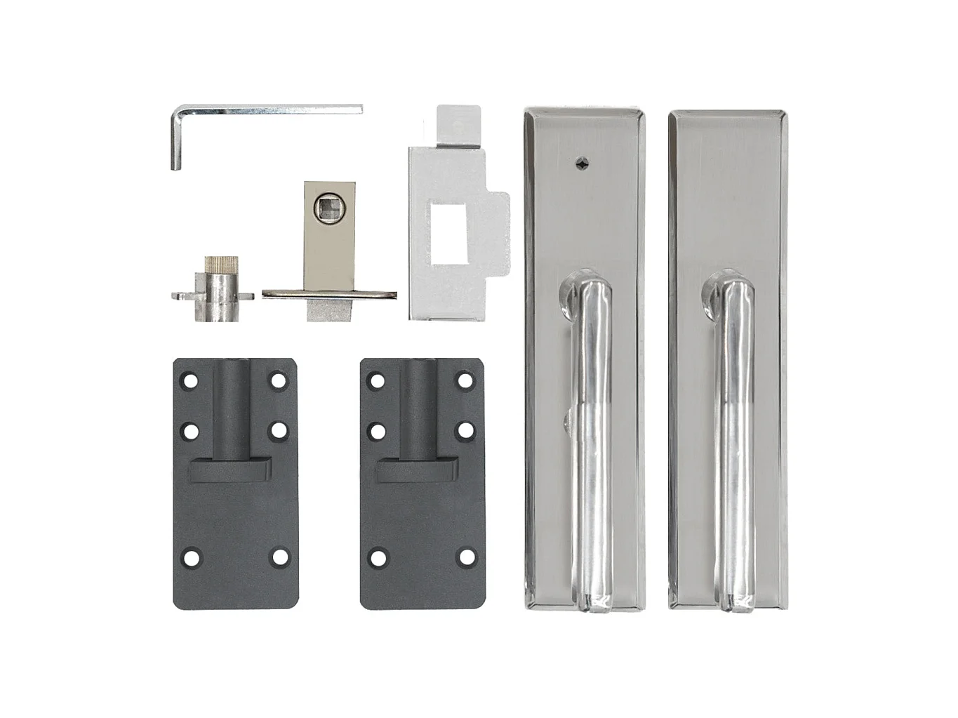 Kit Clôture Portillon en Composite - Marron