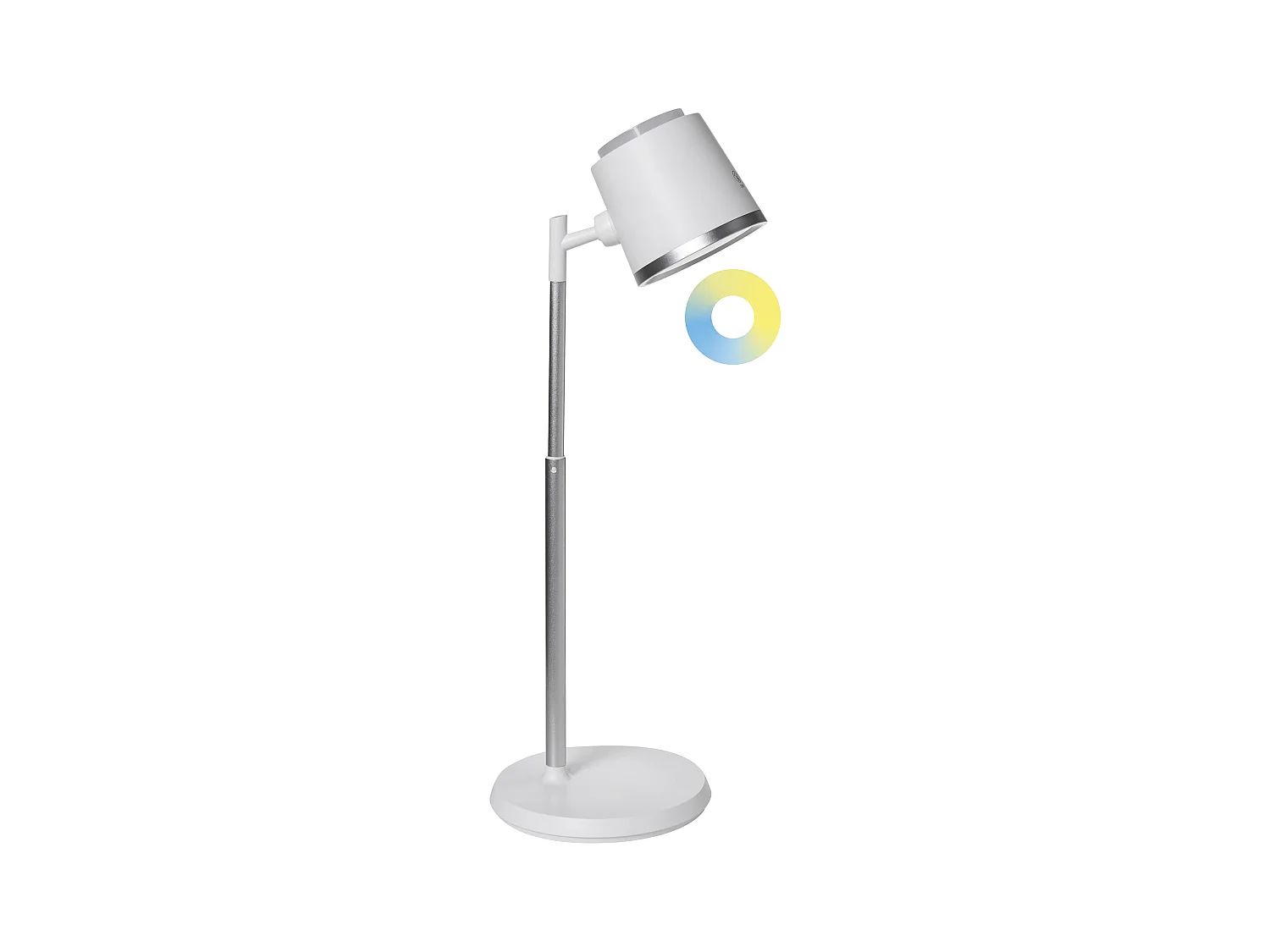 Lampe de bureau LED LIBRA Avec variateur Blanc