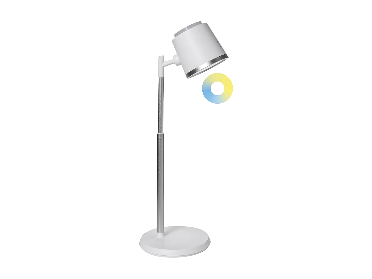 Lampe de bureau LED LIBRA Avec variateur Blanc