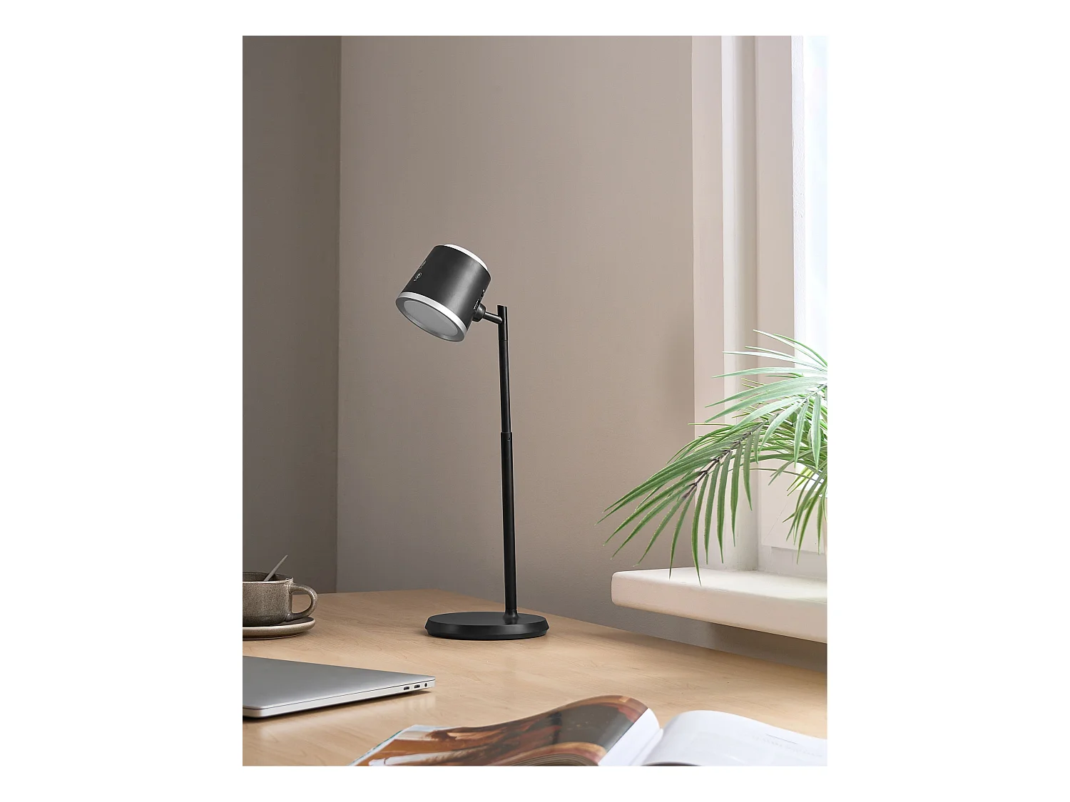 Lampe de bureau LED LIBRA Avec variateur Noir