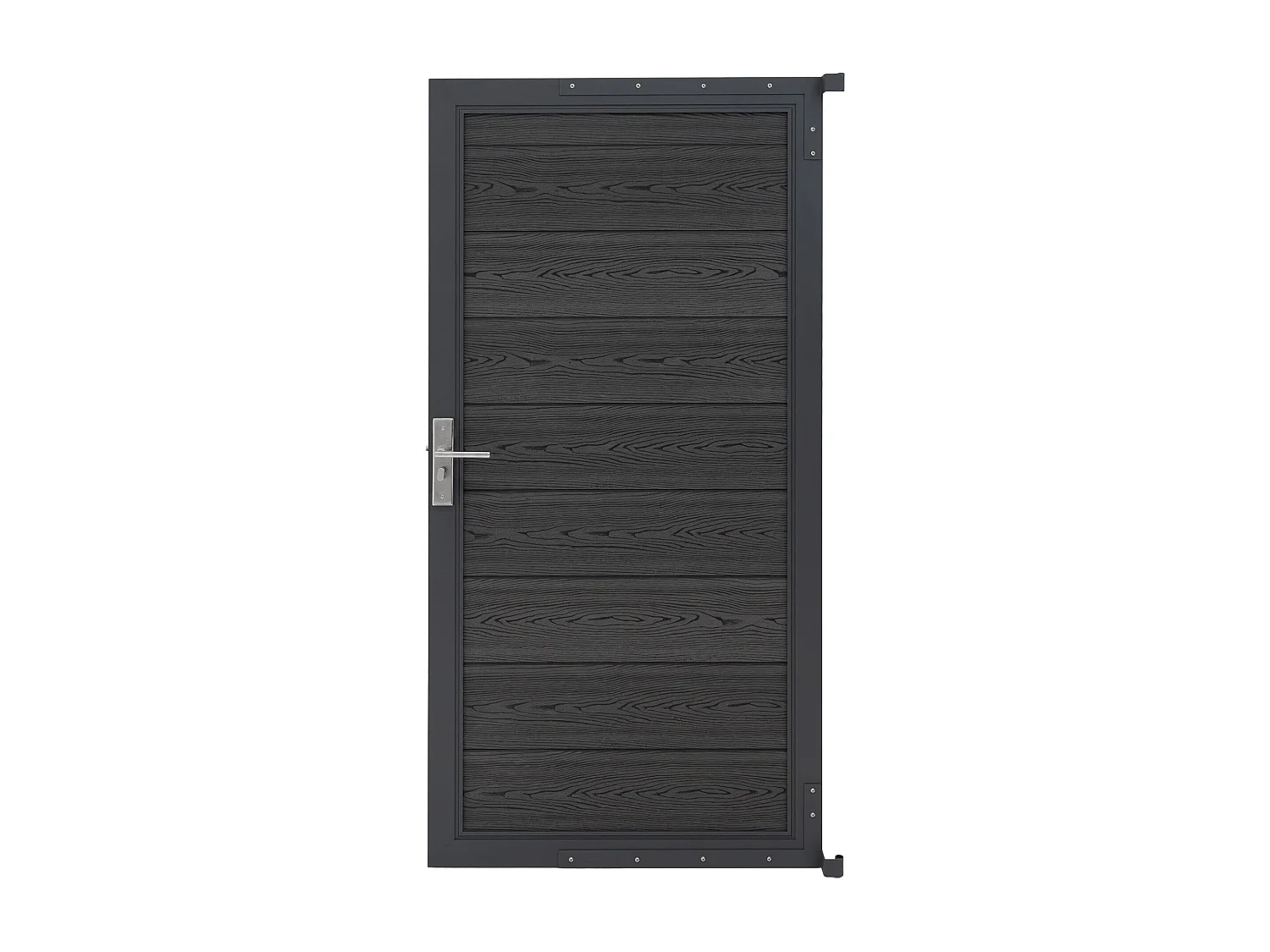 Porta da Giardino in Pannello Ecolegno - Grigio