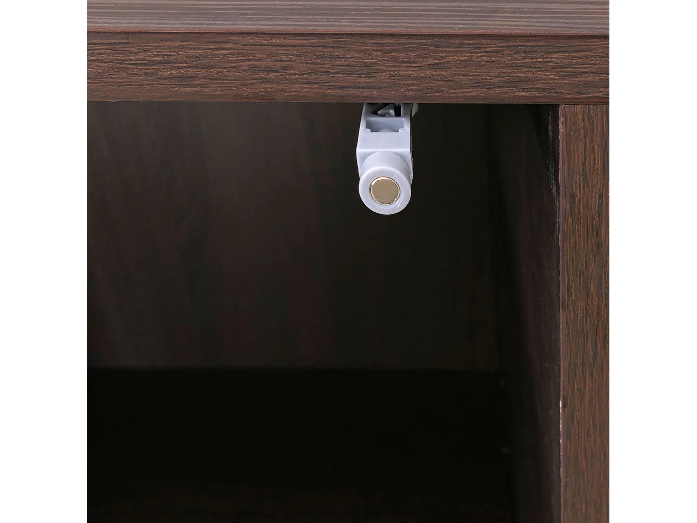 Armoire haute MCW-O40,  aspect noyer