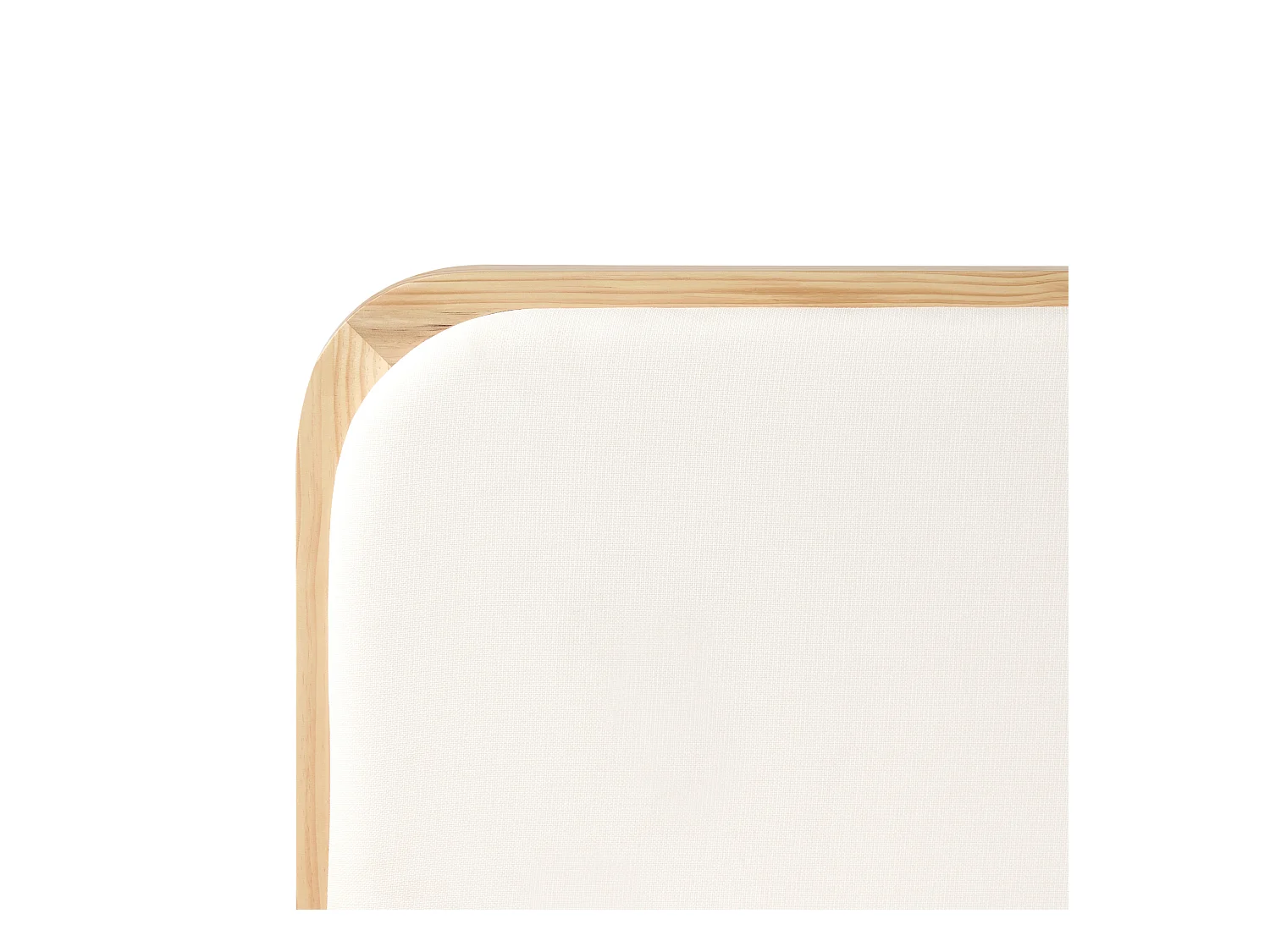 Lit avec sommier Bois de pin DOSCHES 180 x 200 cm Marron clair