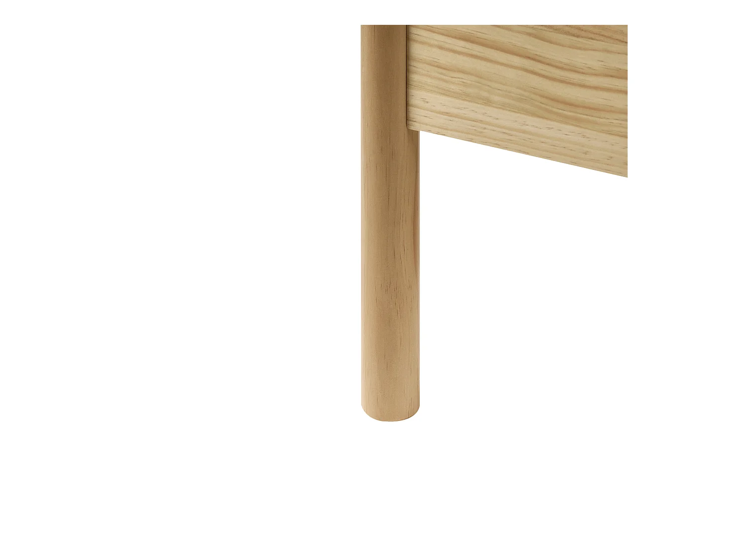 Lit avec sommier Bois de pin DOSCHES 180 x 200 cm Marron clair