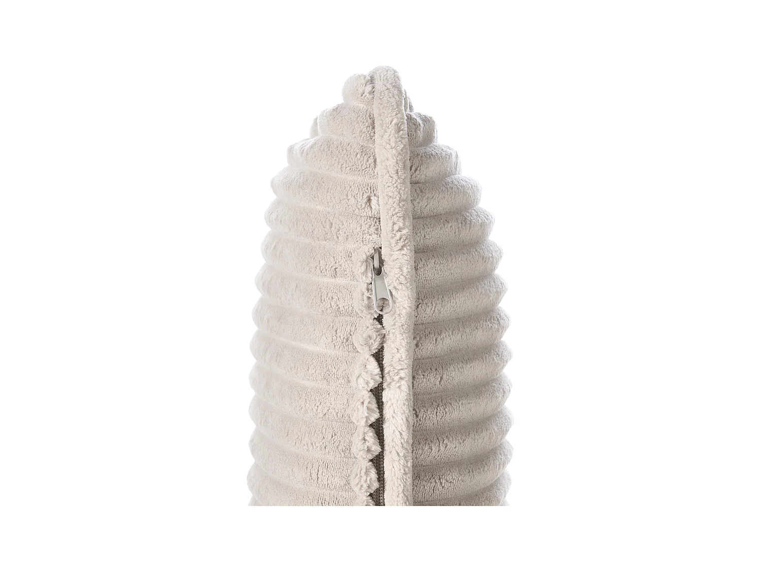 Fauteuil à bascule SORSELE Velours côtelé Beige