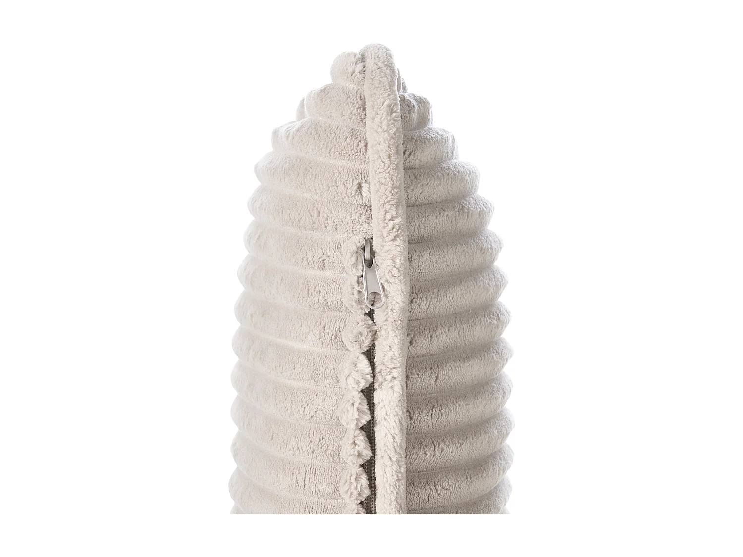 Fauteuil à bascule SORSELE Velours côtelé Beige