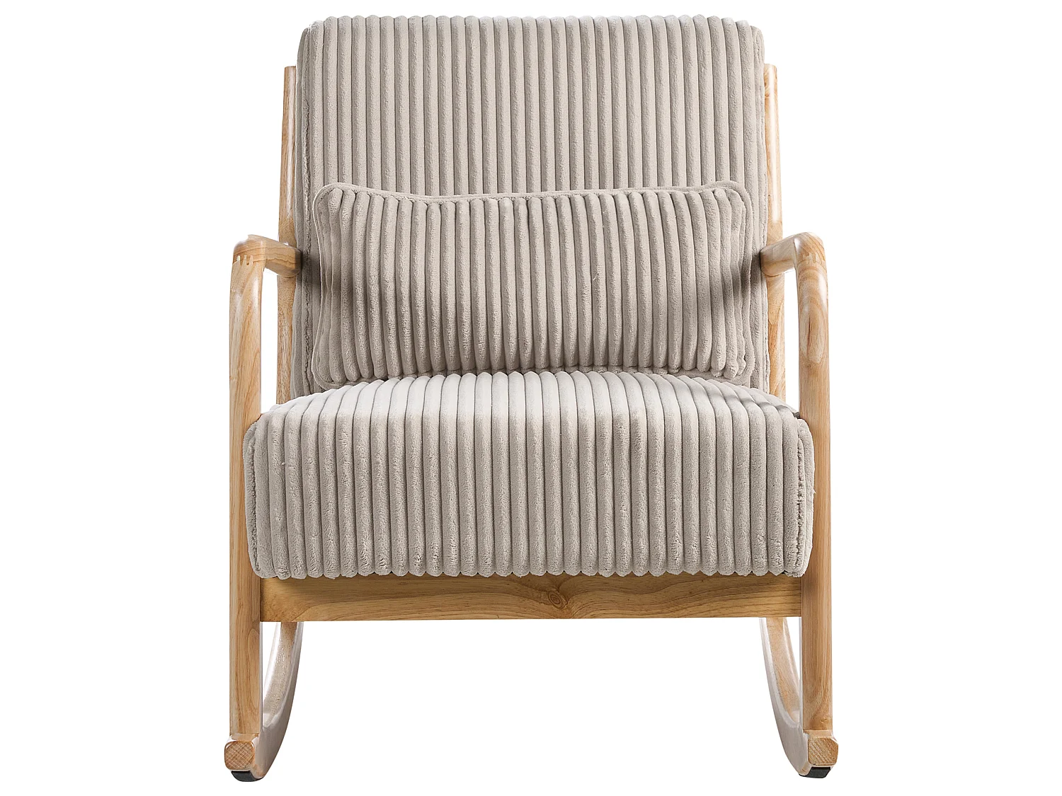 Rocking Chair SORSELE Corduroy Beige