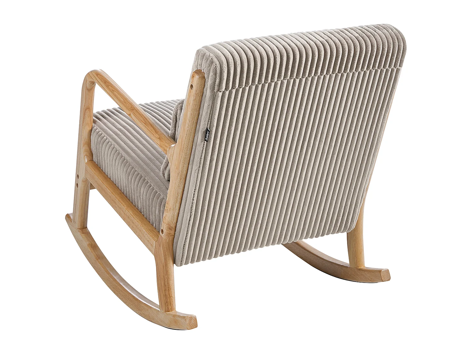 Rocking Chair SORSELE Corduroy Beige