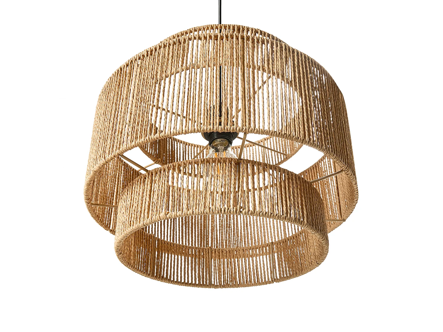 Pendant Lamp WOKIRO Paper Rope Natural