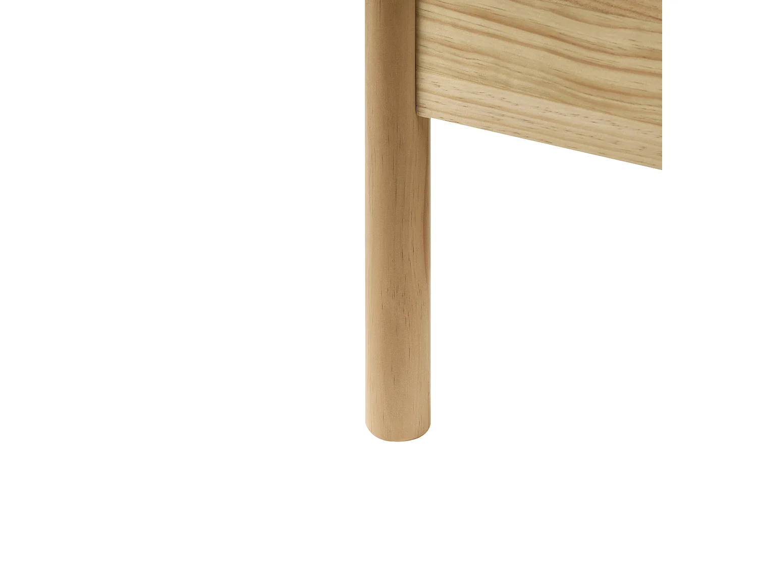 Lit avec sommier Bois de pin DOSCHES 160 x 200 cm Marron clair