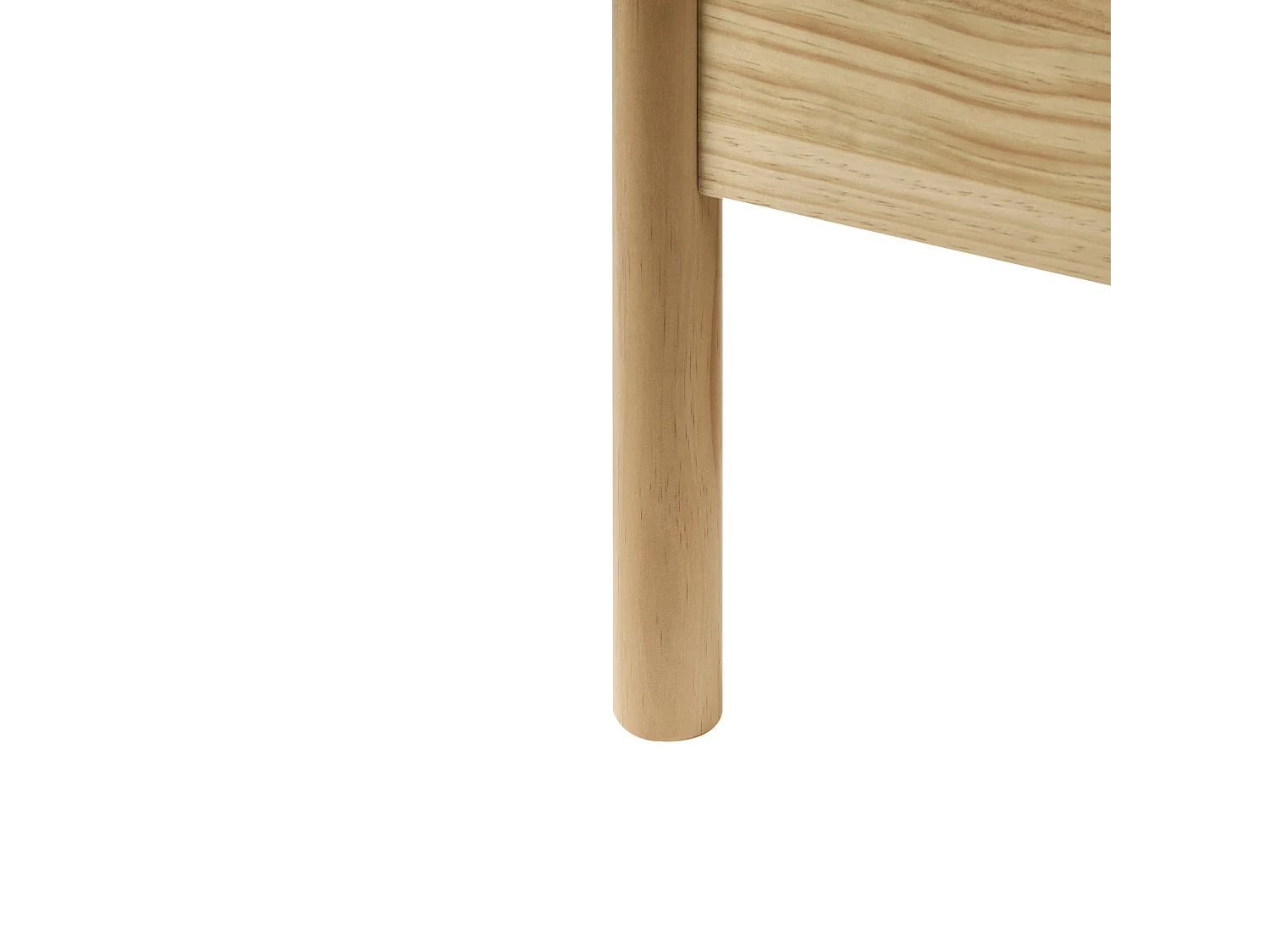 Lit avec sommier Bois de pin DOSCHES 160 x 200 cm Marron clair