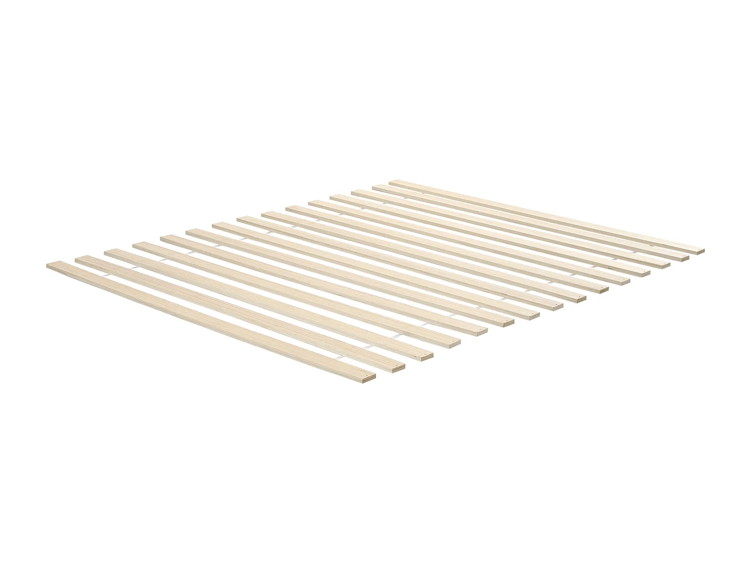 Lit avec sommier Bois de pin DOSCHES 160 x 200 cm Marron clair