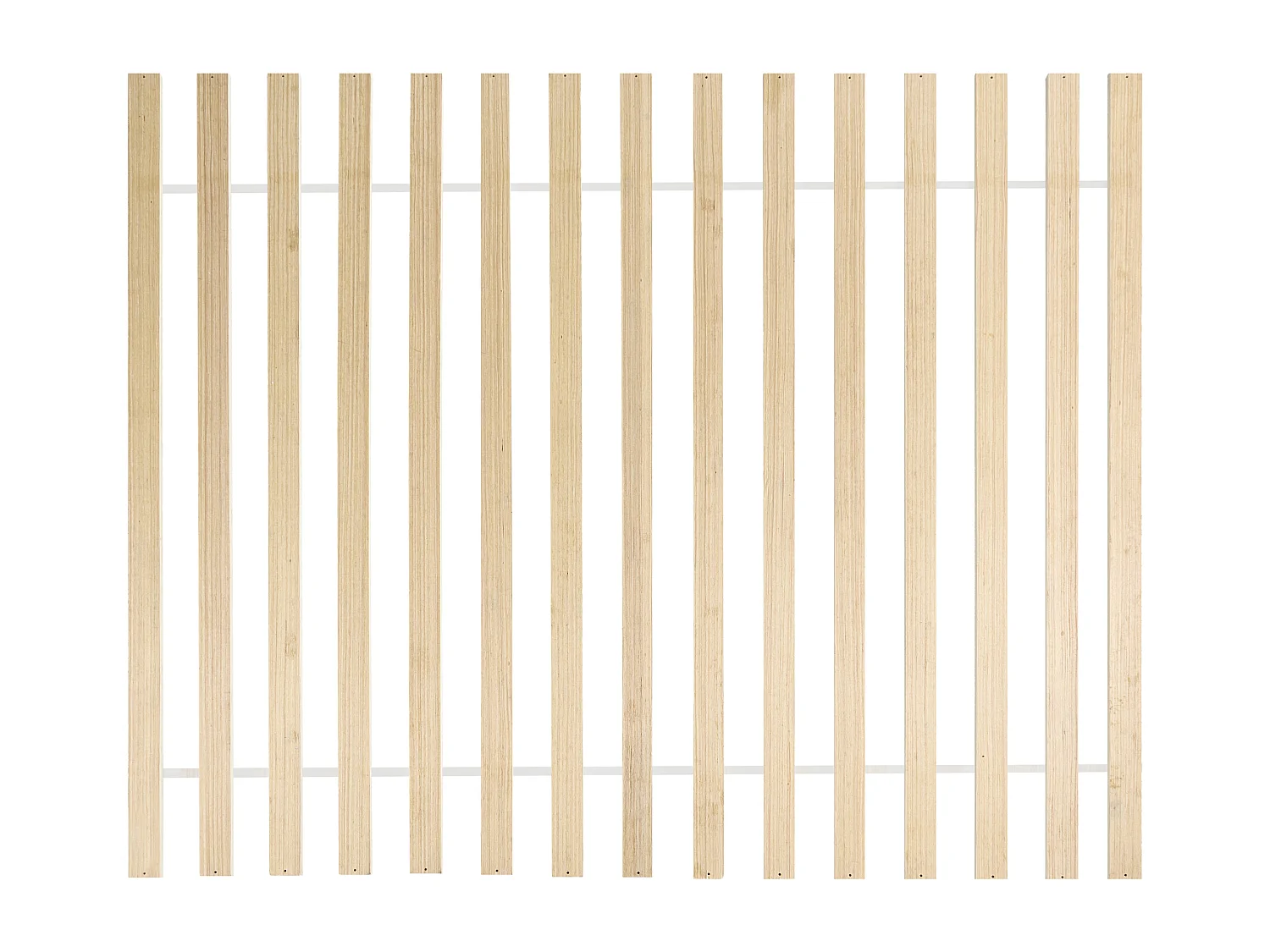 Lit avec sommier Bois de pin BRUNEMONT 180 x 200 cm Marron clair