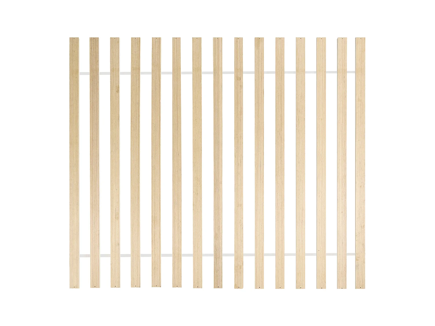 Lit avec sommier Bois de pin BRUNEMONT 160 x 200 cm Marron clair