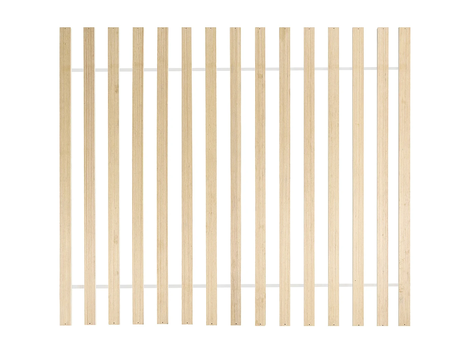 Lit avec sommier Bois de pin BRUNEMONT 160 x 200 cm Marron clair