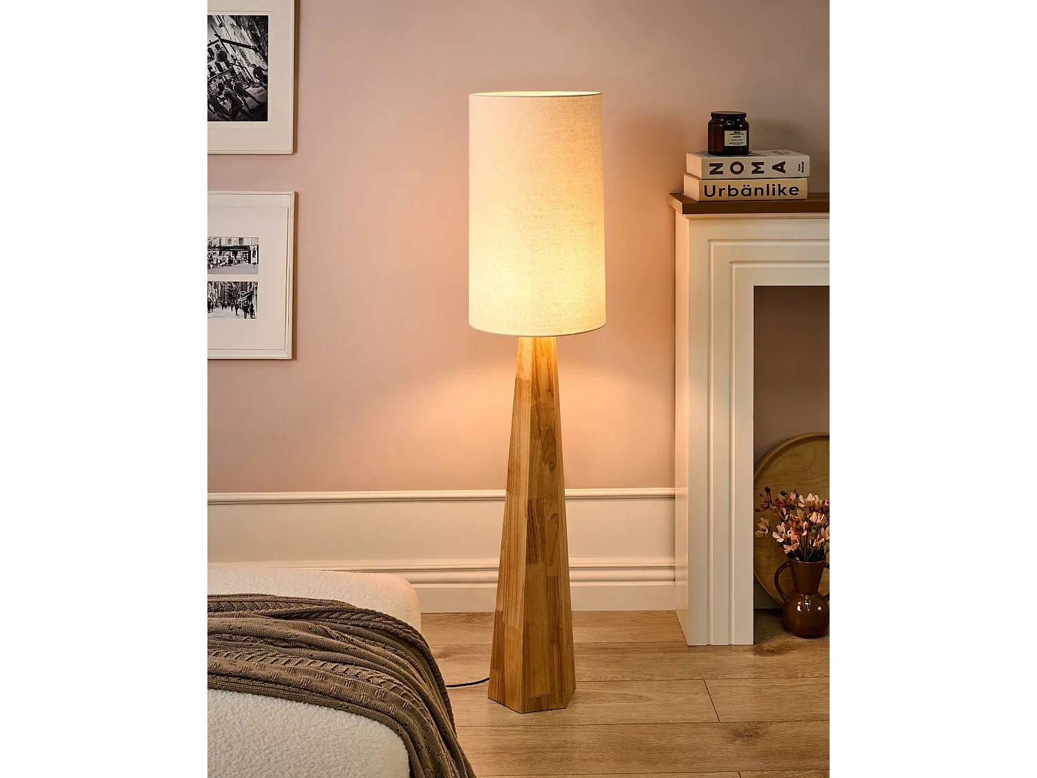 Lampadaire ILALA Bois Naturel