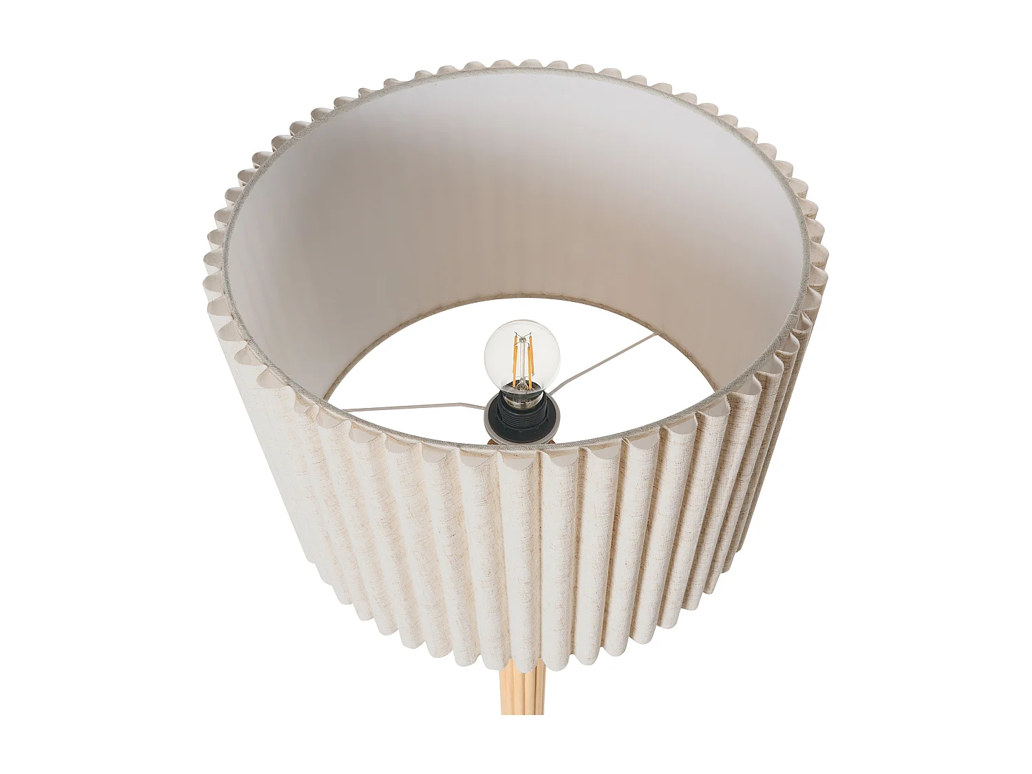 Lampadaire BELESSA Lin Beige clair