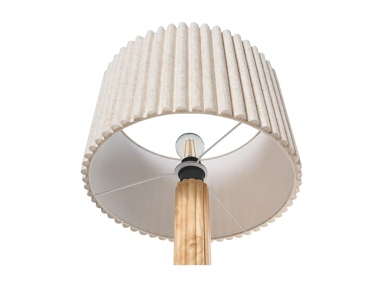 Lampadaire BELESSA Lin Beige clair