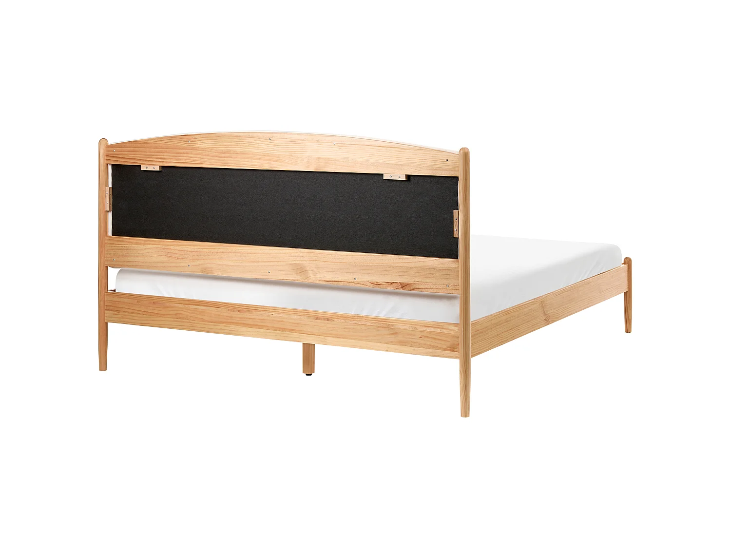 Bed Pine Wood CLAIRAC 160 x 200 cm (EU King Size) Light Brown