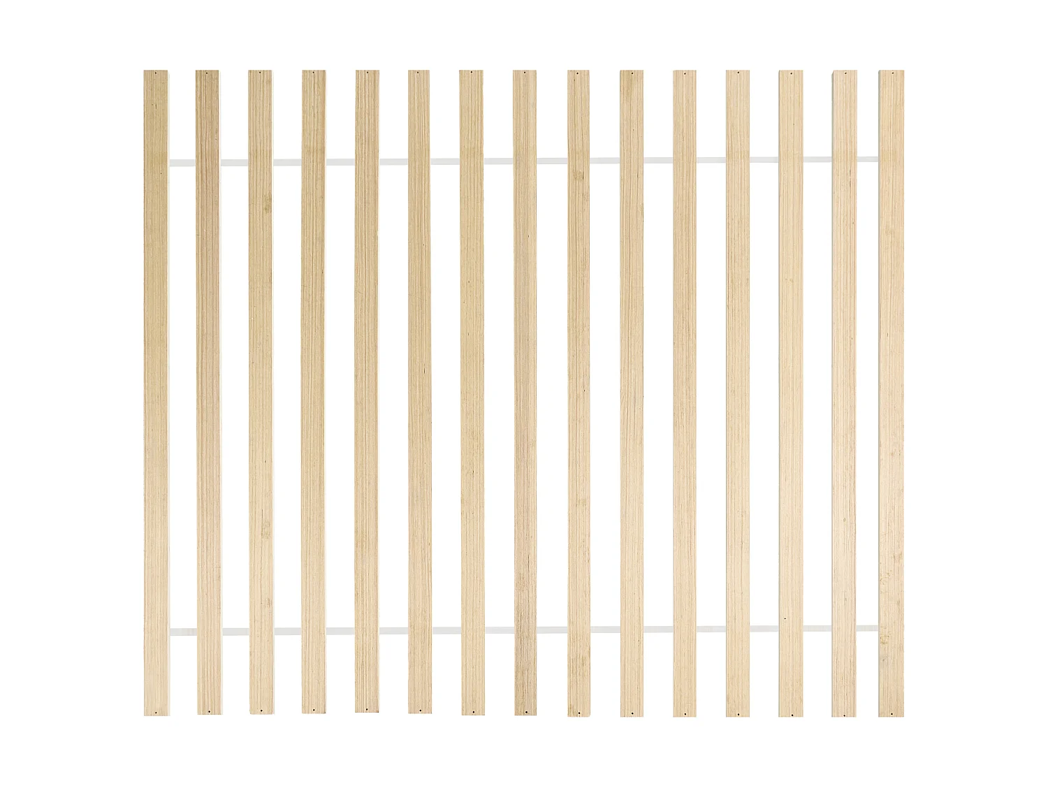 Bed Pine Wood CLAIRAC 160 x 200 cm (EU King Size) Light Brown