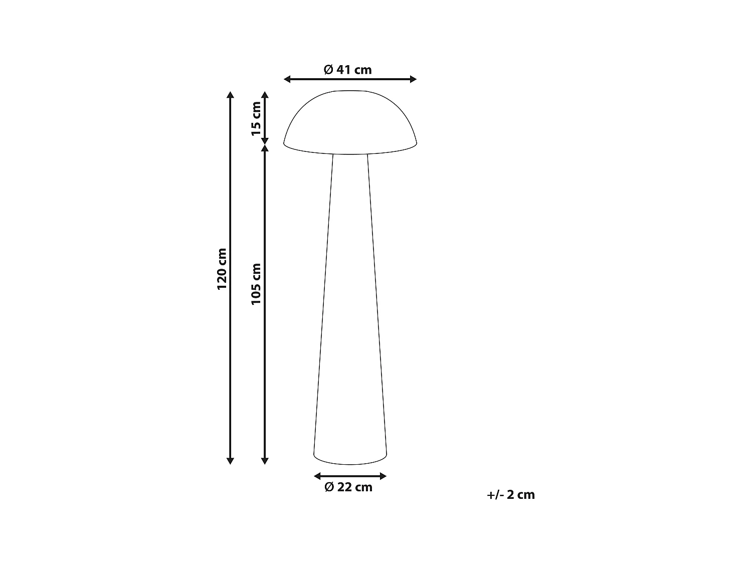 Lampadaire ALERO Rotin Naturel