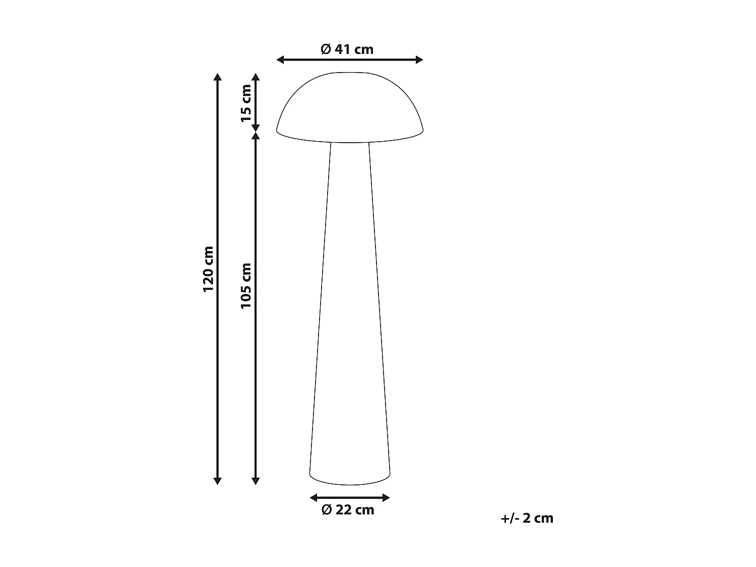Lampadaire ALERO Rotin Naturel
