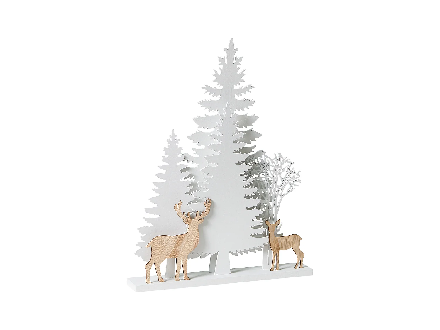 Décoration de Noël LED GISSELAN 45 cm Blanc