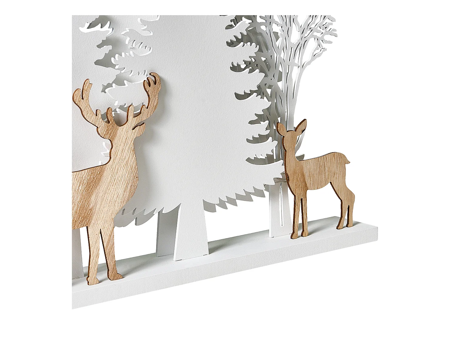 Décoration de Noël LED GISSELAN 45 cm Blanc