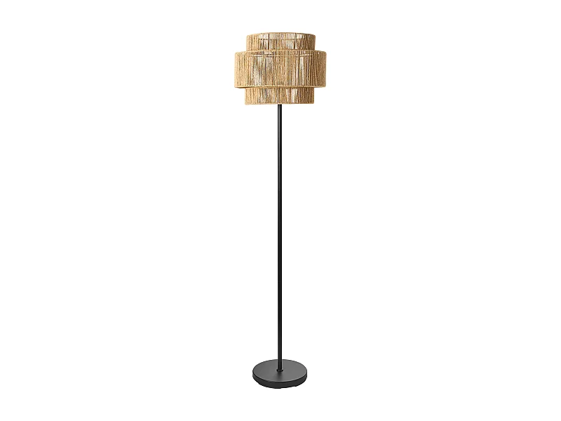 Lampadaire WOKIRO Corde tressé en papier Naturel