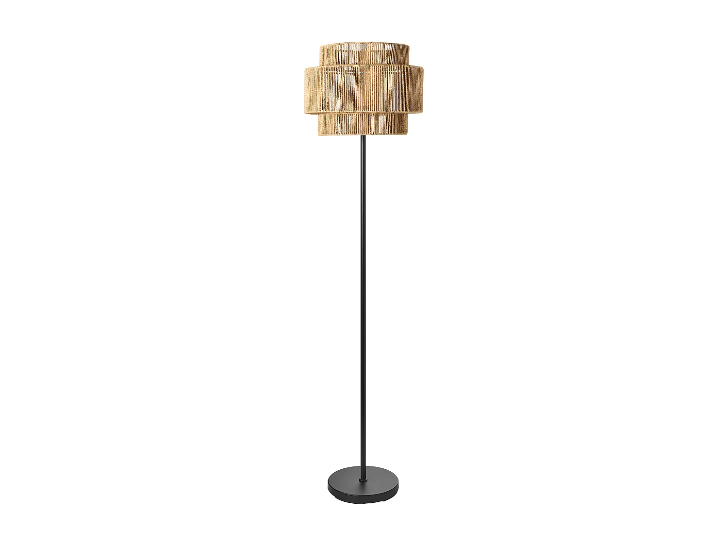 Lampadaire WOKIRO Corde tressé en papier Naturel