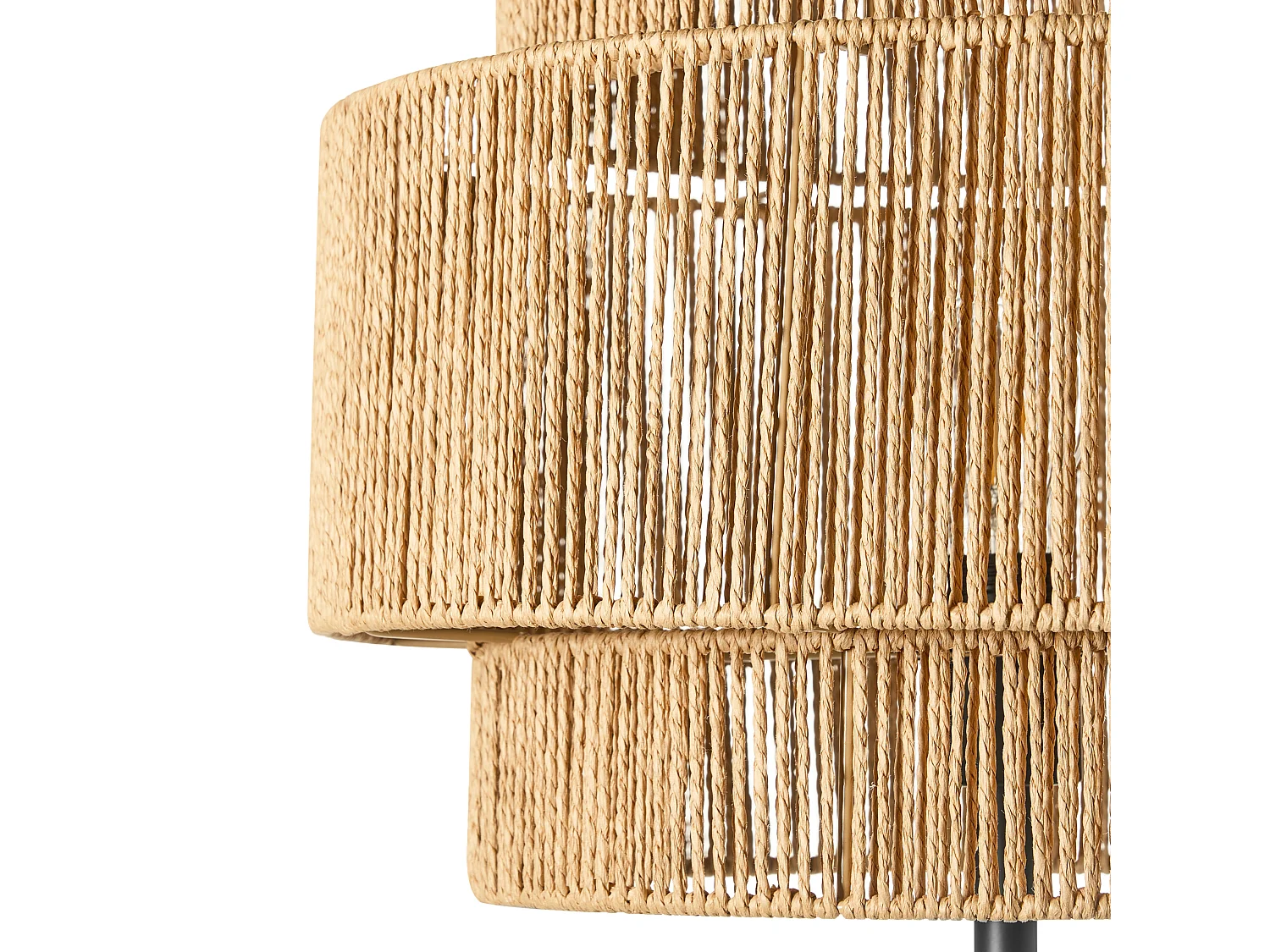 Lampadaire WOKIRO Corde tressé en papier Naturel