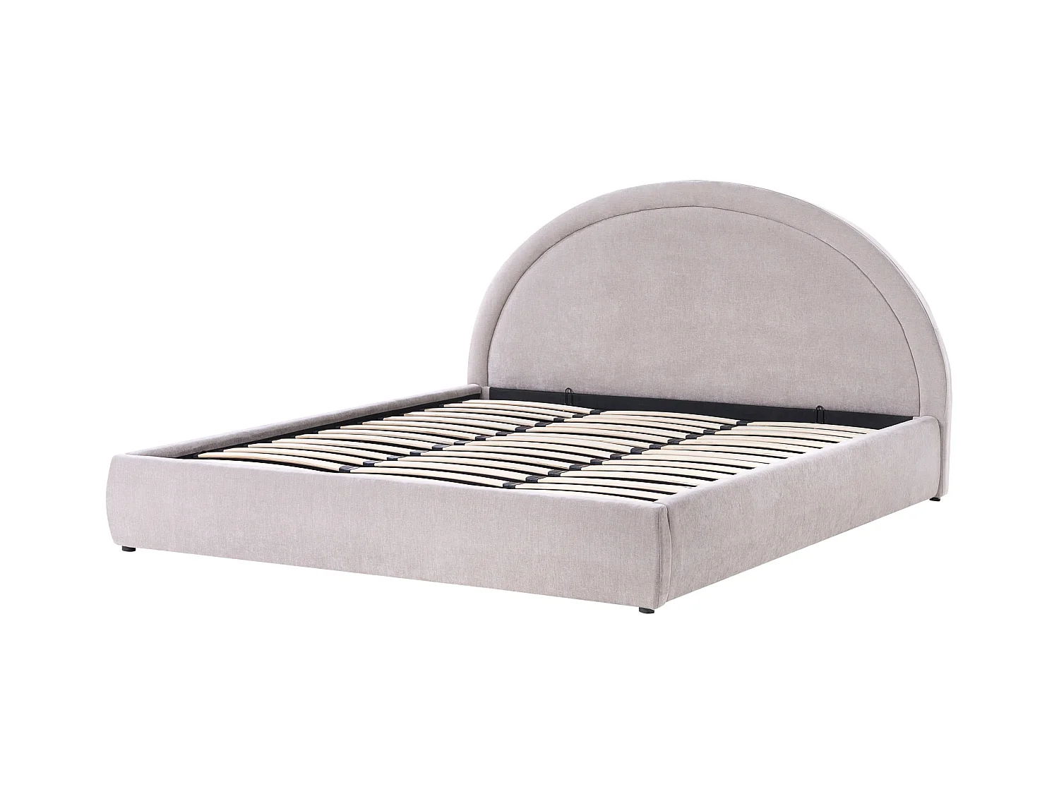 Lit ottoman Tissu MOUZON 180 x 200 cm Beige