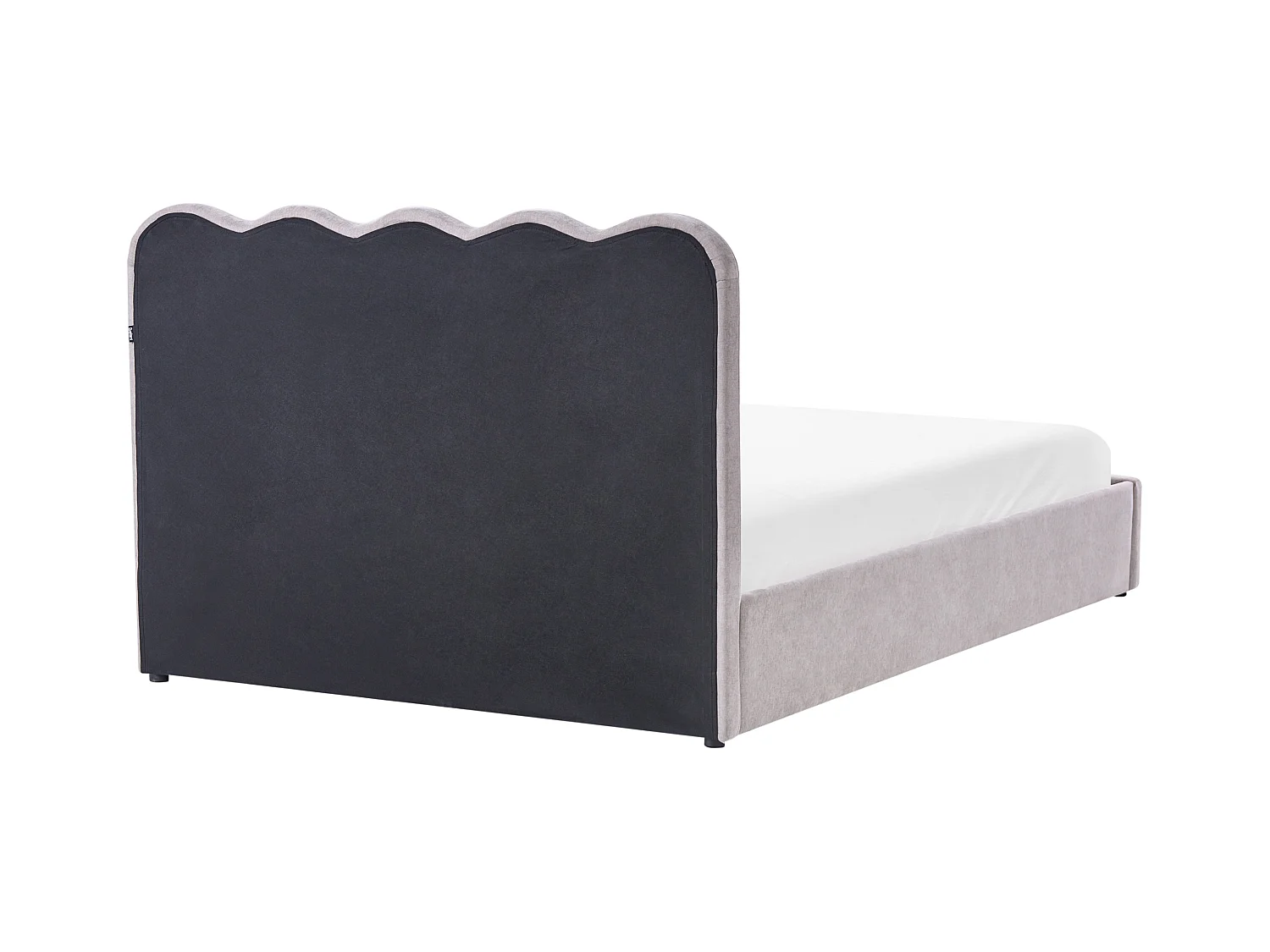 Lit ottoman Tissu NANTERRE 140 x 200 cm Beige