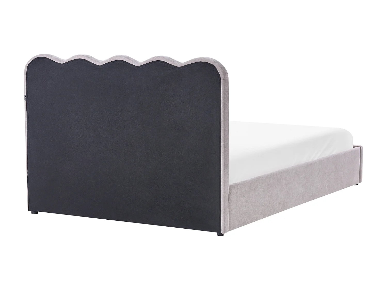 Lit ottoman Tissu NANTERRE 140 x 200 cm Beige